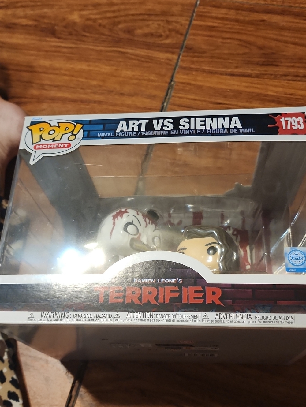 Funko Pop! Moment Terrifier Art vs Sienna Vinyl Figure - White, Red, Black